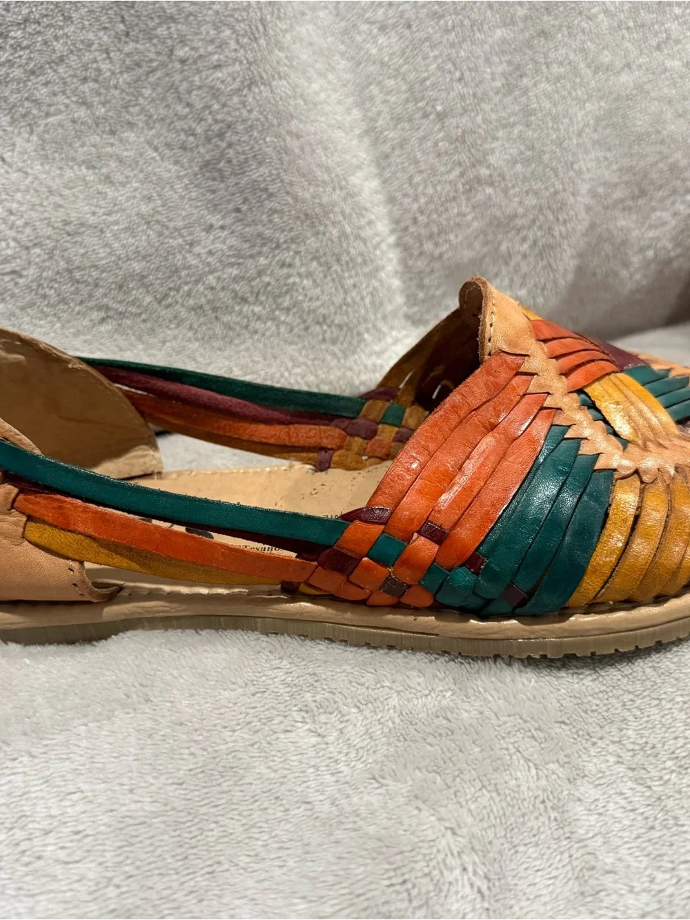 Handwoven  Huarache Sandals - Multi Color